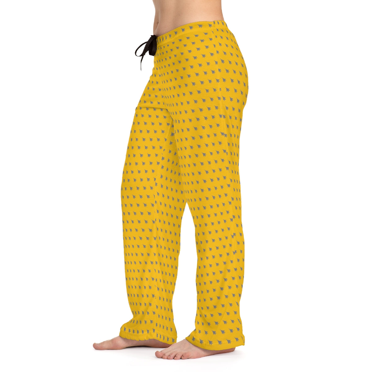 F-15E Women's Pajama Pants, Yellow