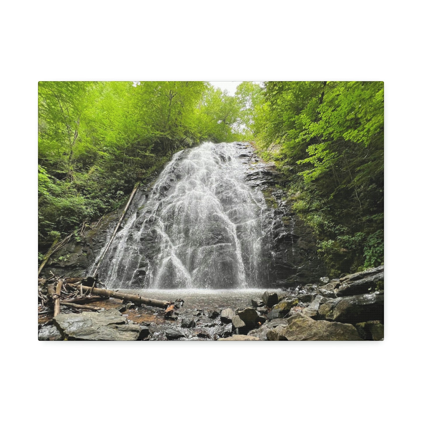 Canvas Stretched, Crabtree Falls, NC