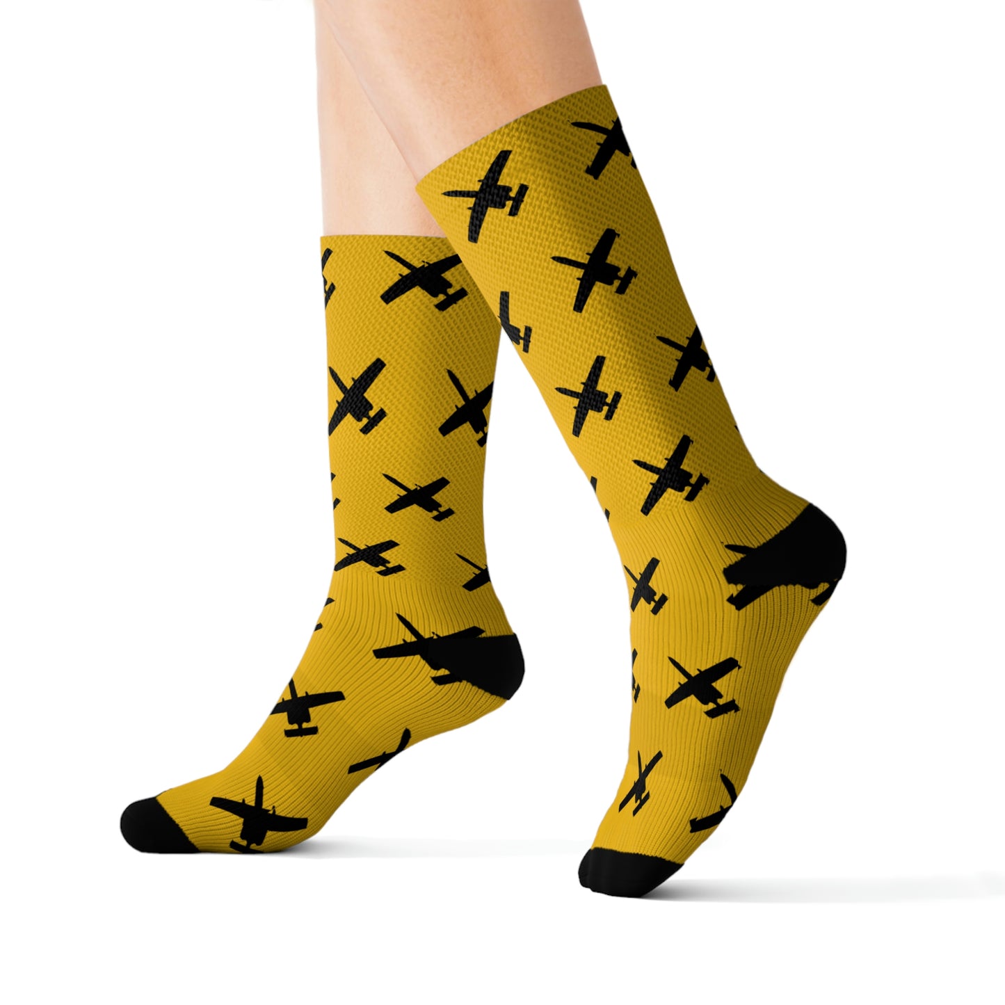 A-10 Socks, Yellow