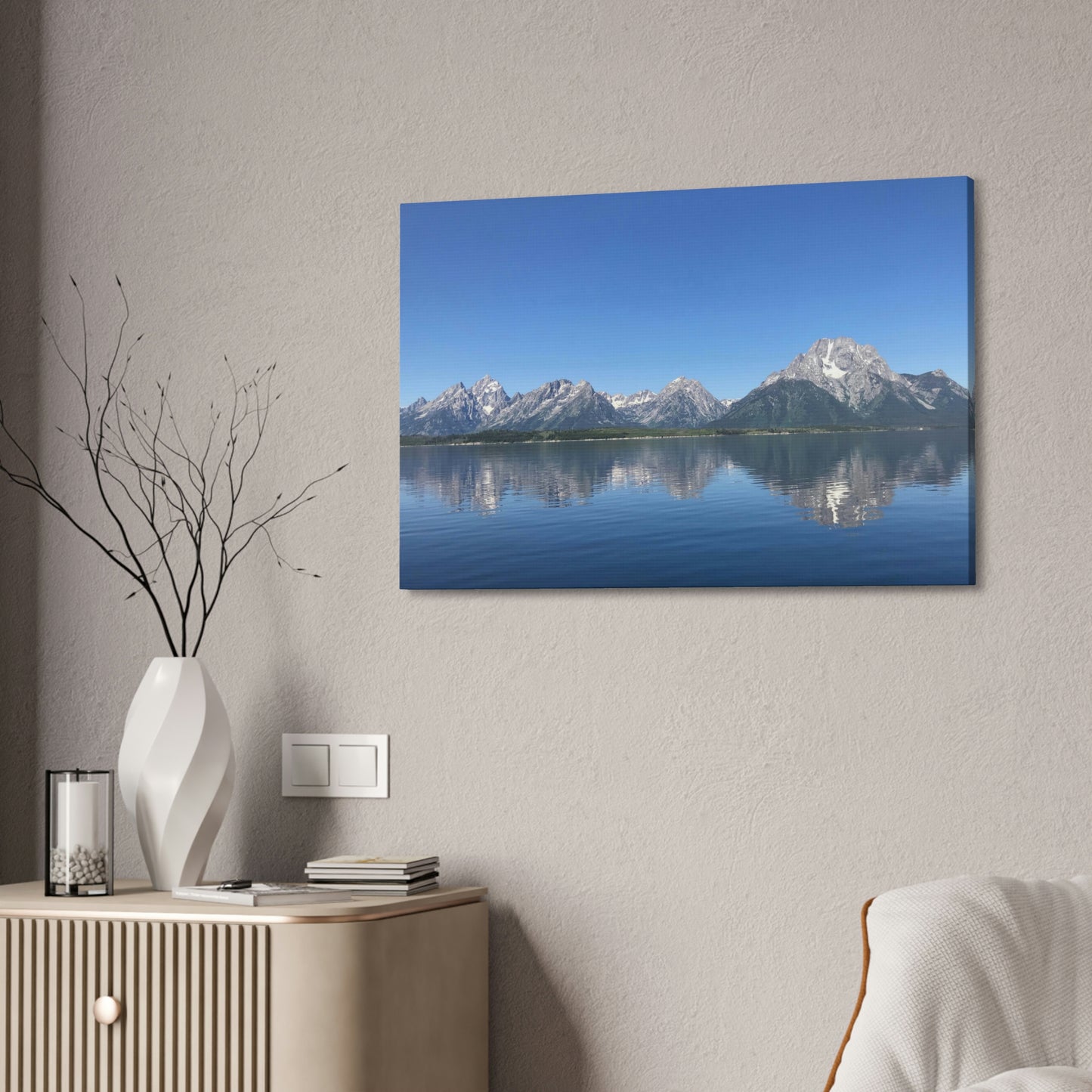 Canvas Stretched, Tetons, WY