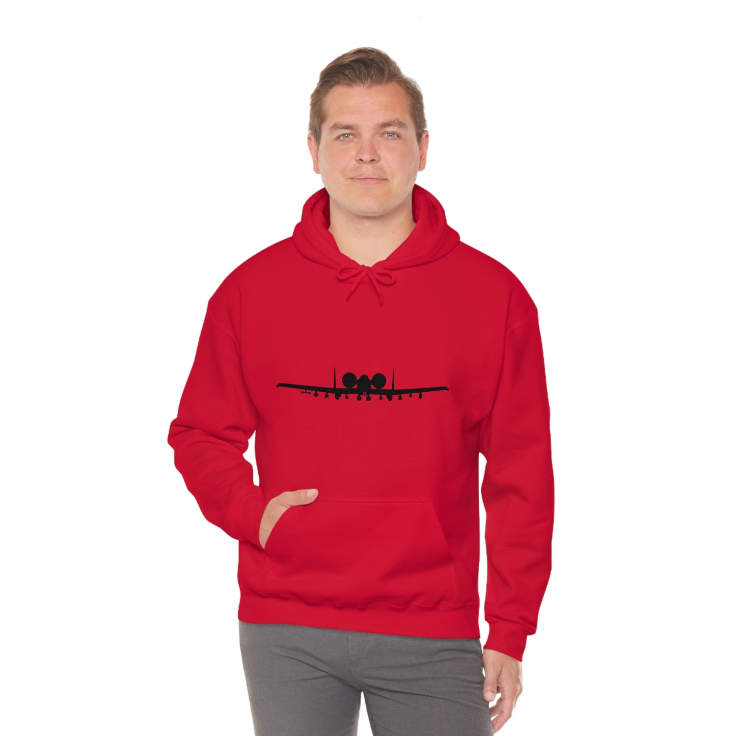 Unisex Heavy Blend™ Hooded Sweatshirt, A-10 Front Silhouette