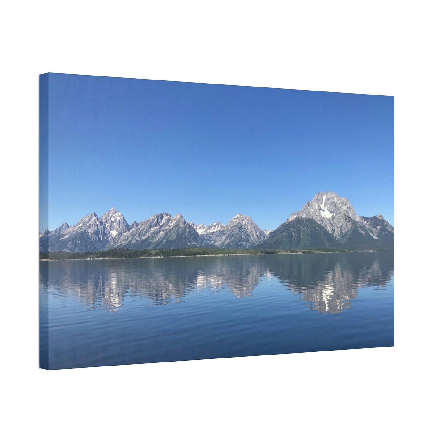 Canvas Stretched, Tetons, WY