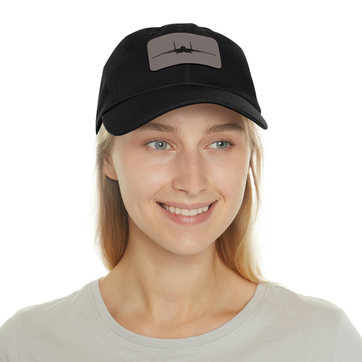 F-15C Silhouette Leather Patch Hat, Multiple Colors