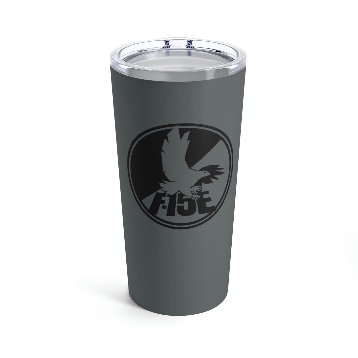 Tumbler 20oz, Dark Gray, F-15E Day/Night