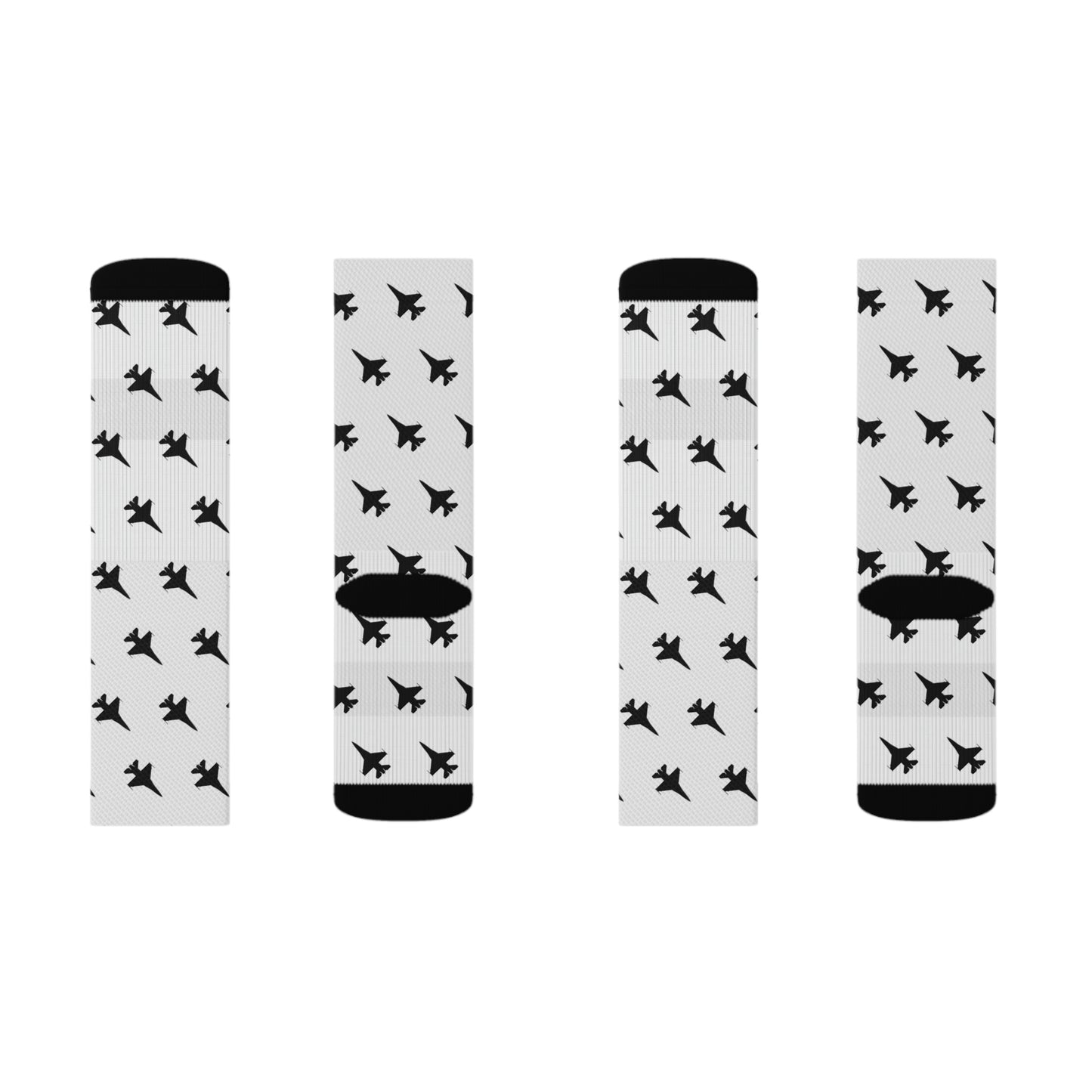 F-16 Socks, White