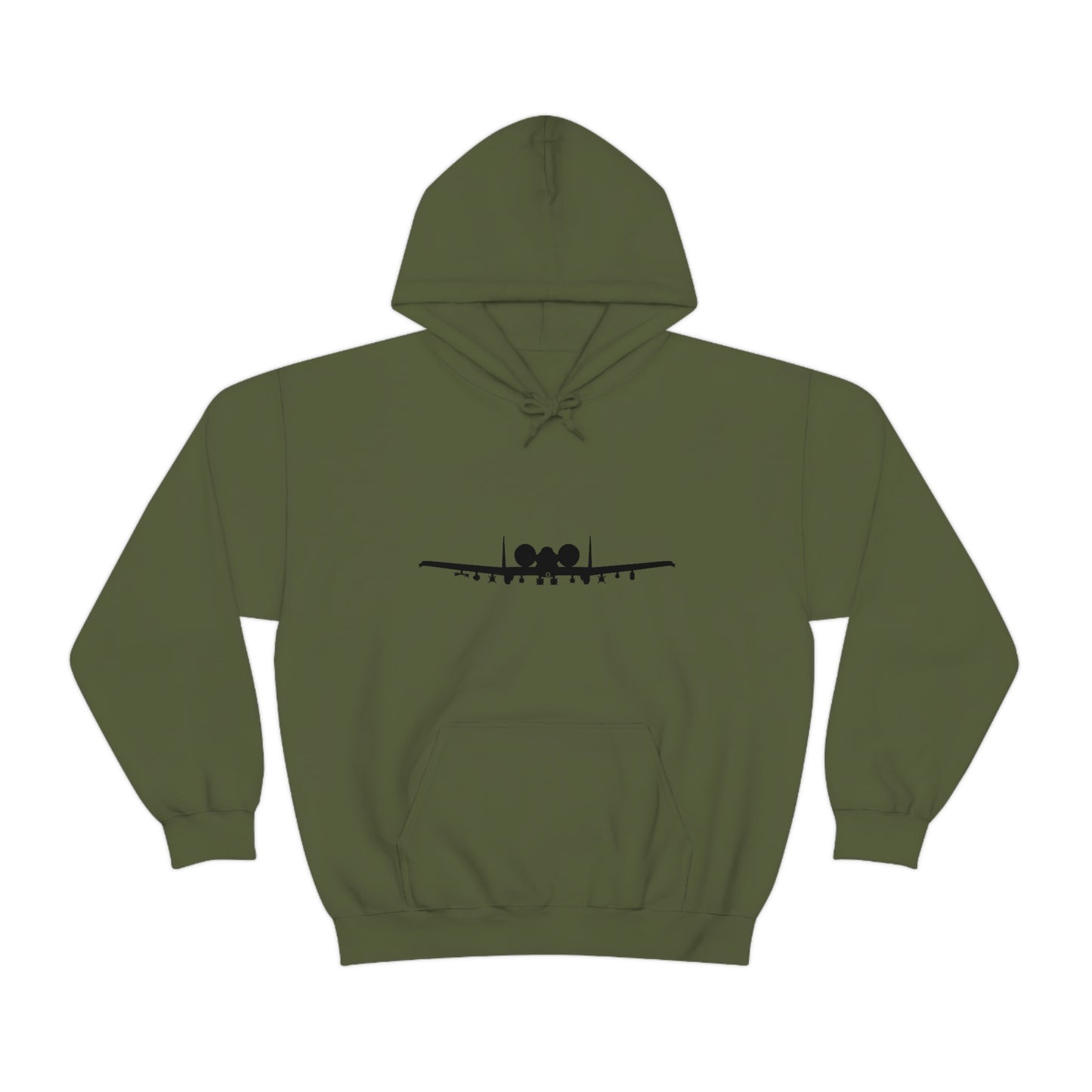 Unisex Heavy Blend™ Hooded Sweatshirt, A-10 Front Silhouette