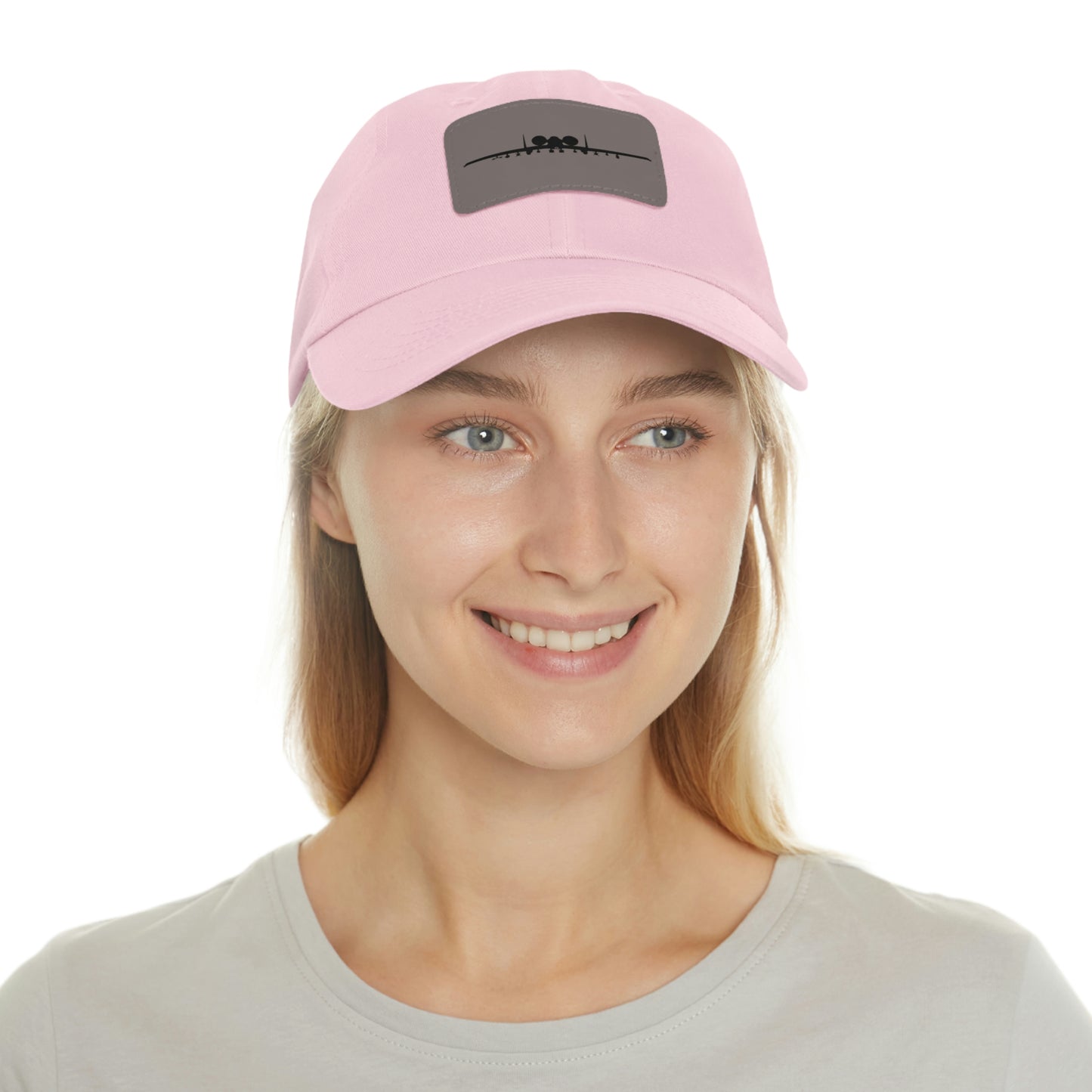 A-10 Silhouette Leather Patch Hat, Multiple Colors