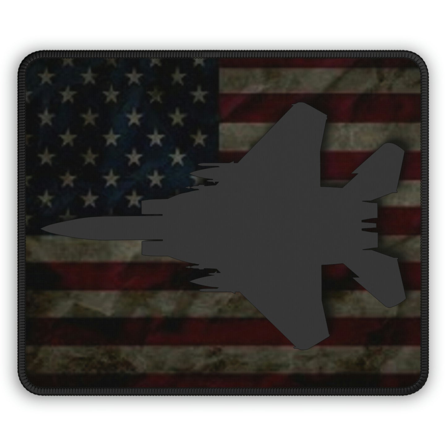 Gaming Mouse Pad, F-15E & Flag