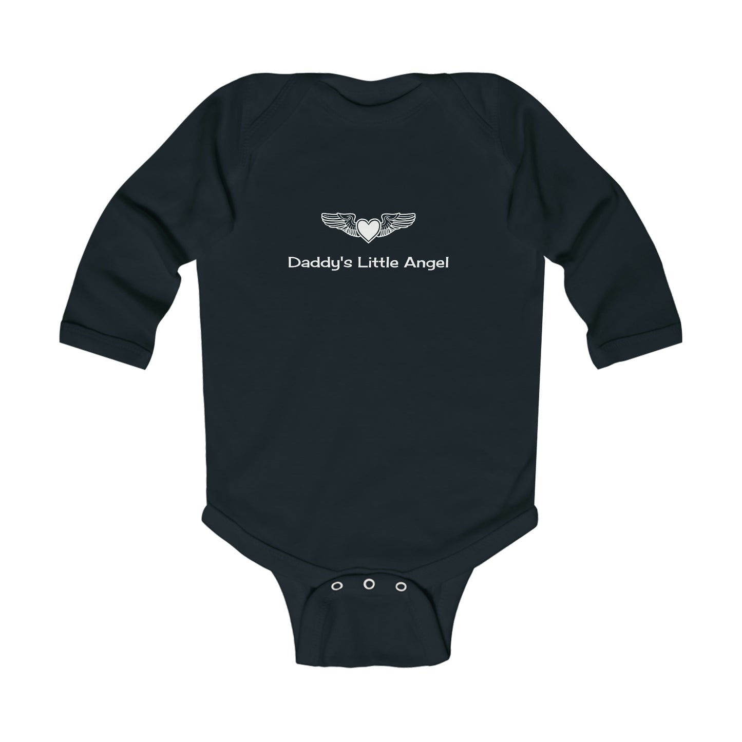 Infant Long Sleeve Bodysuit, Daddy's Little Angel