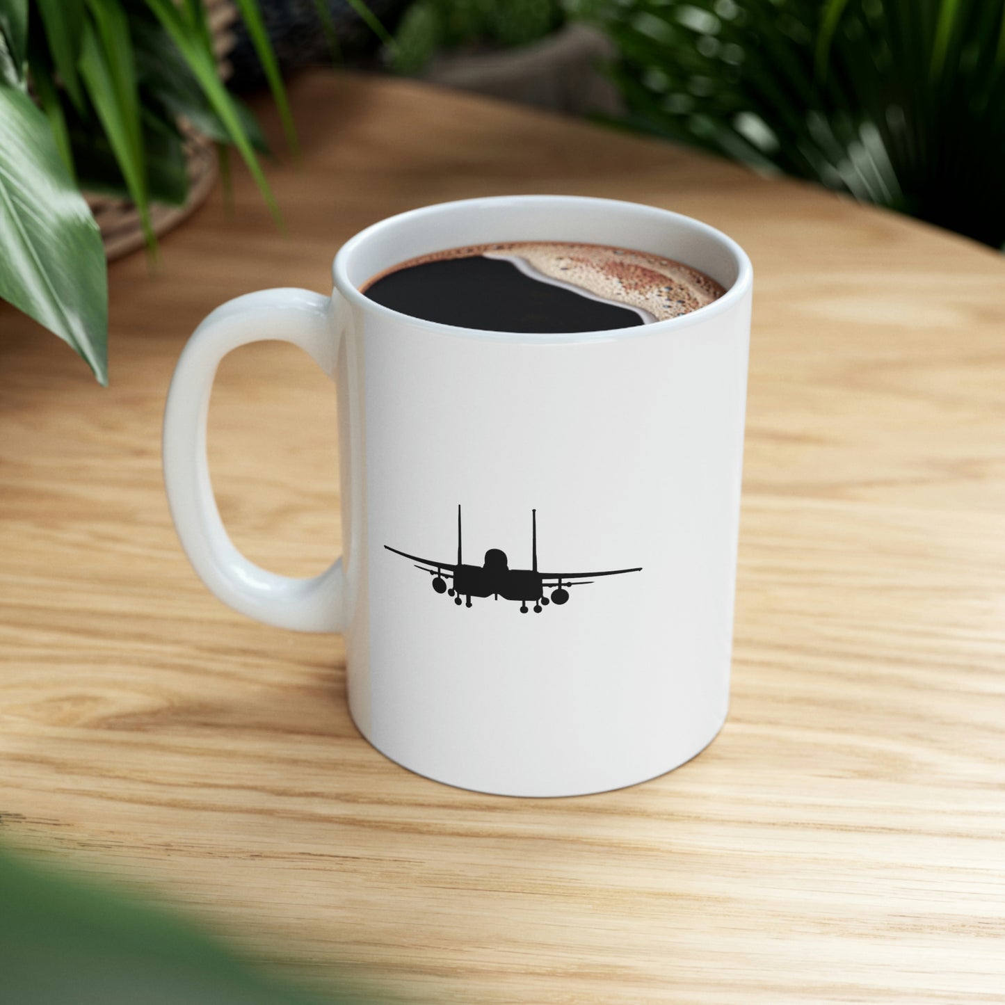 F-15E Day/Night & Front Silhouette Ceramic Mug 11oz