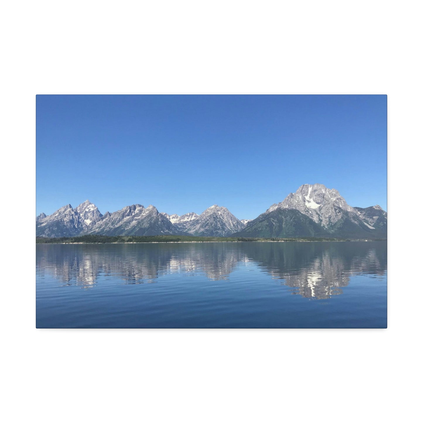 Canvas Stretched, Tetons, WY