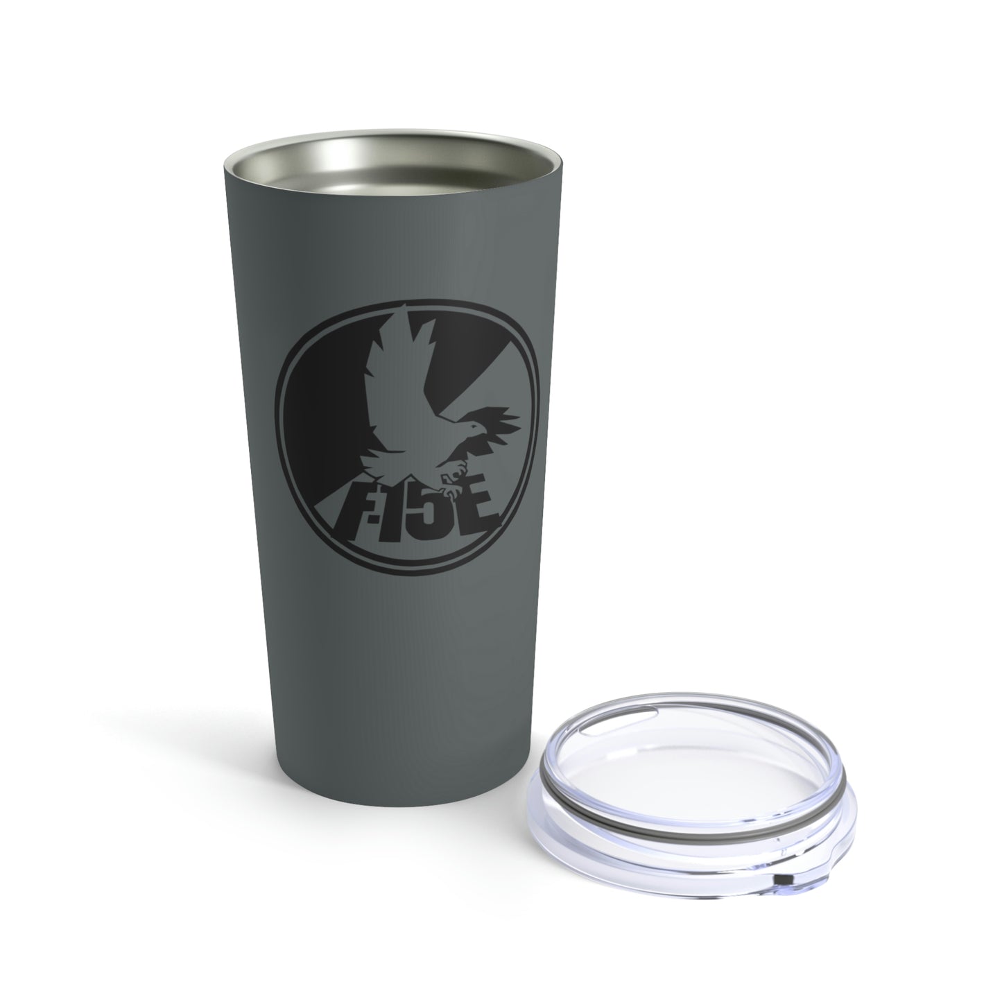 Tumbler 20oz, Dark Gray, F-15E Day/Night