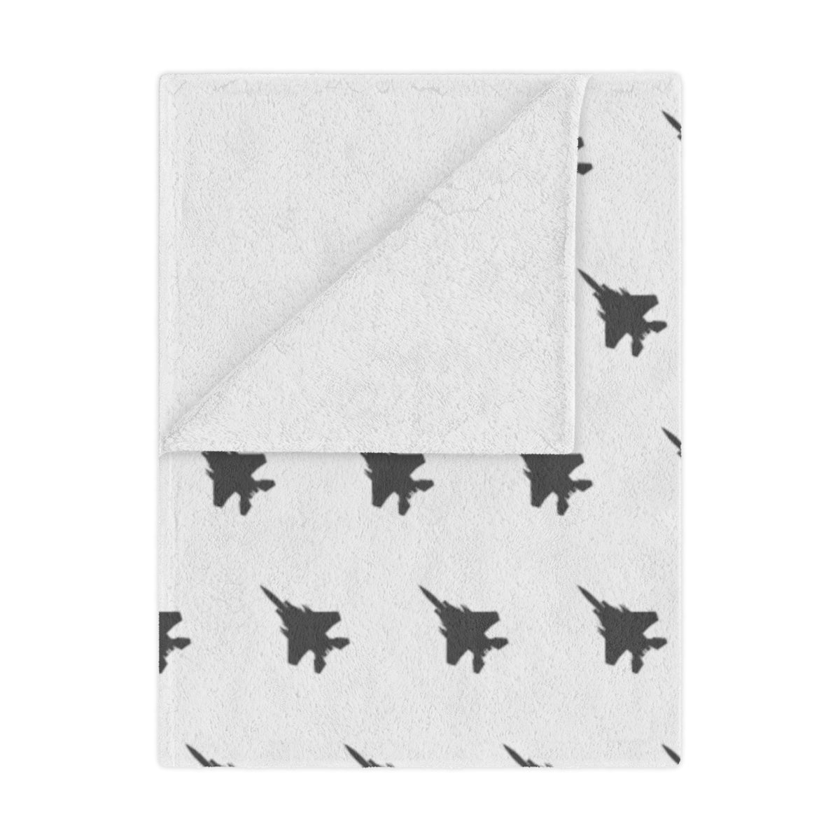 F-15E Minky Blanket, White