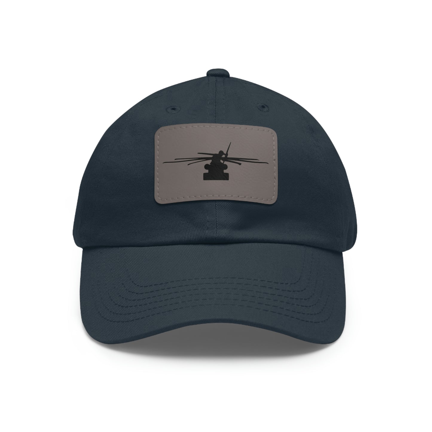 CH-53 Silhouette Leather Patch Hat, Multiple Colors