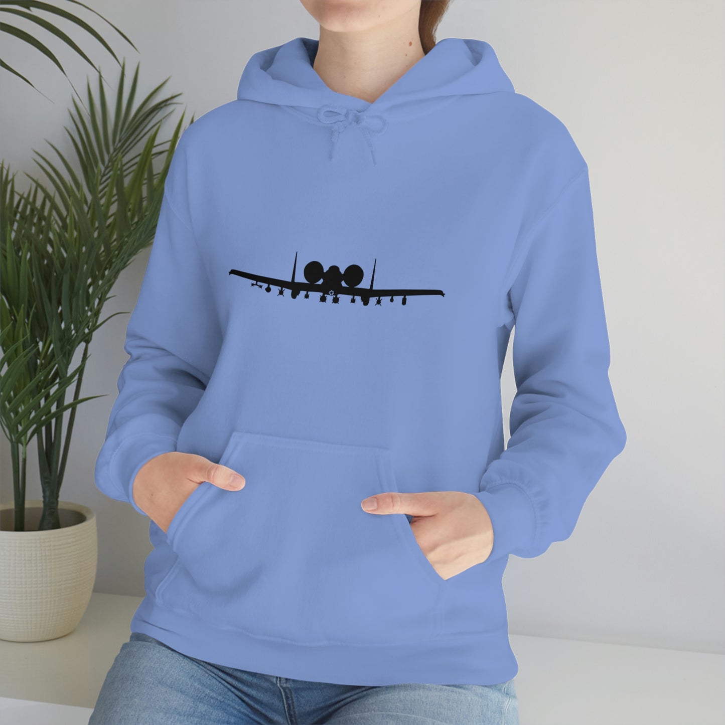 Unisex Heavy Blend™ Hooded Sweatshirt, A-10 Front Silhouette