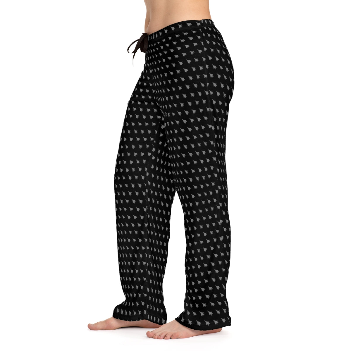 F-15E Women's Pajama Pants, Black