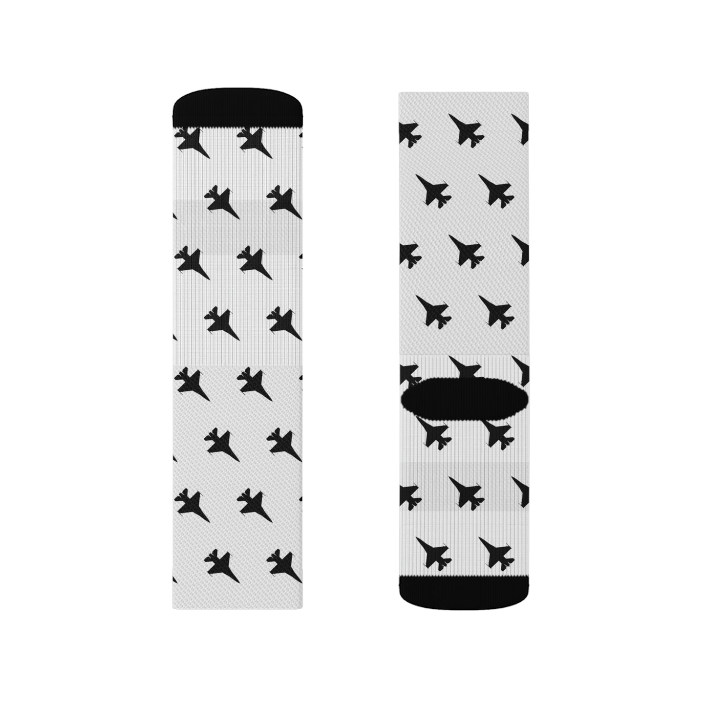 F-16 Socks, White