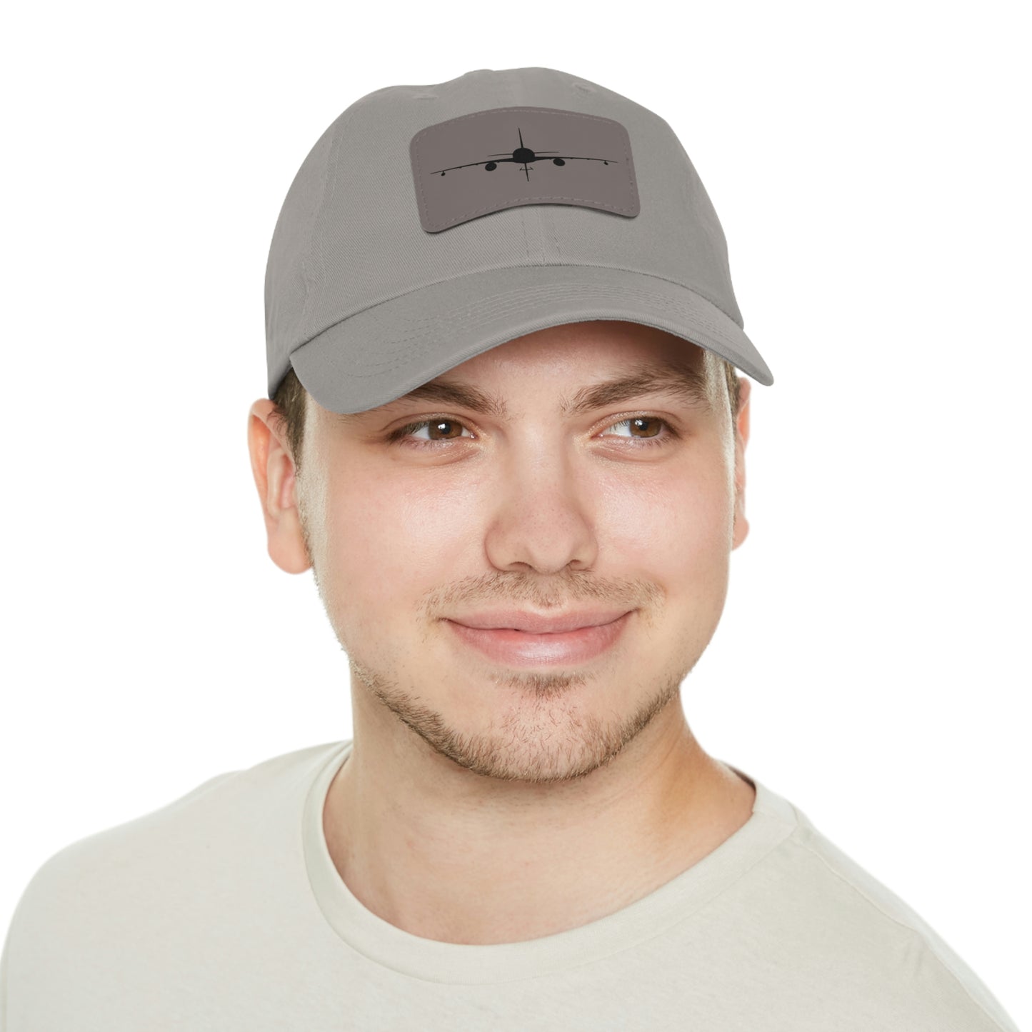 KC-46 Silhouette Leather Patch Hat, Multiple Colors