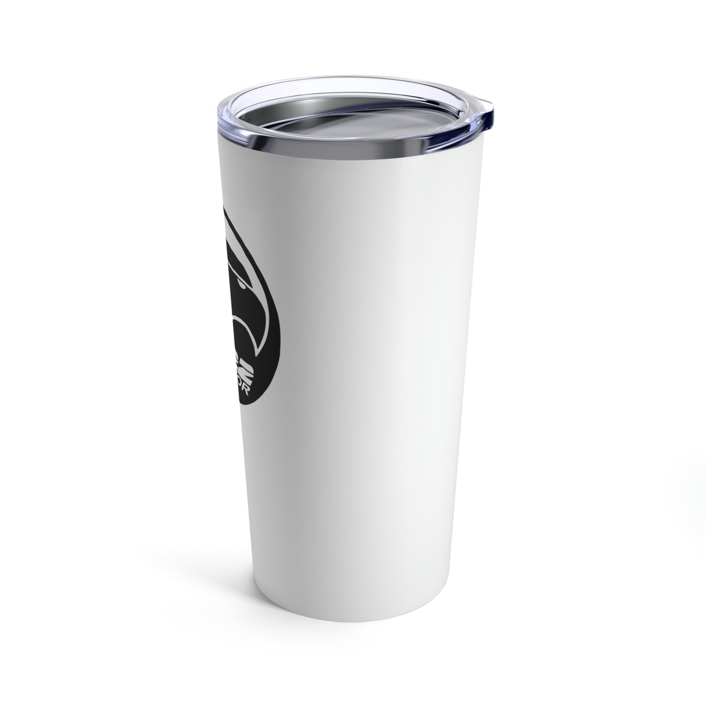 Tumbler 20oz, White, F-22 Raptor