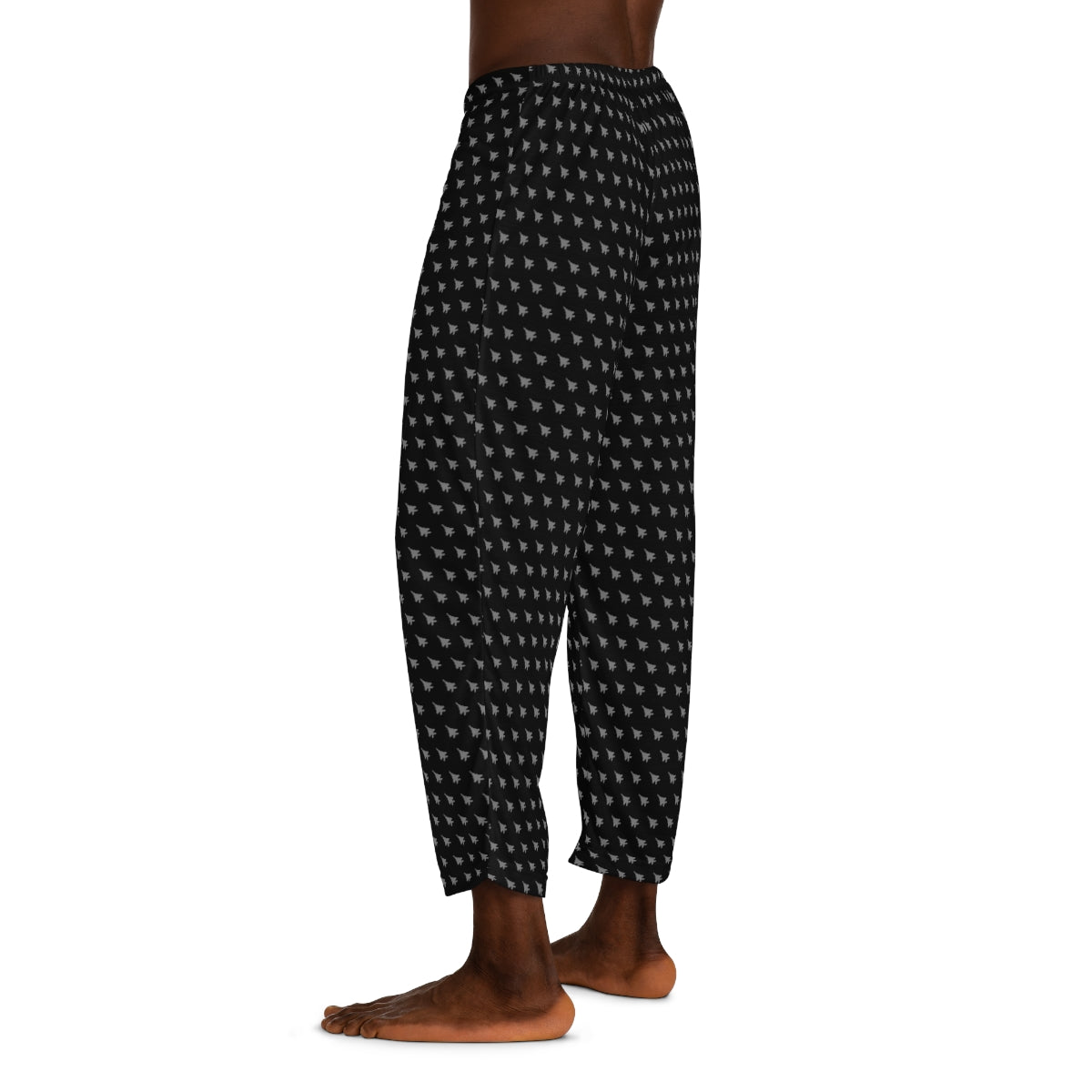 F-15E Men's Pajama Pants, Black