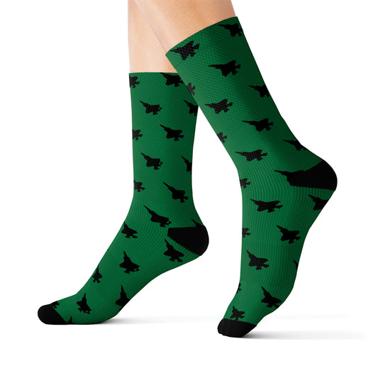 F-35 Socks, Green