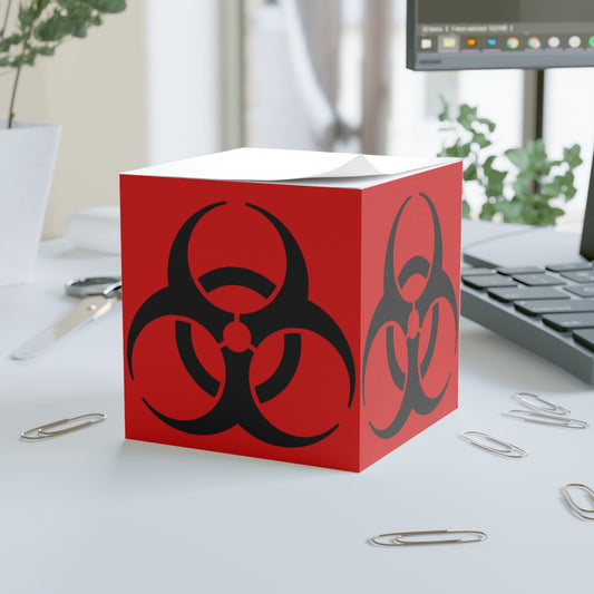 Biohazard Note Cube, 700 sheets, 3.37" x 3.37"