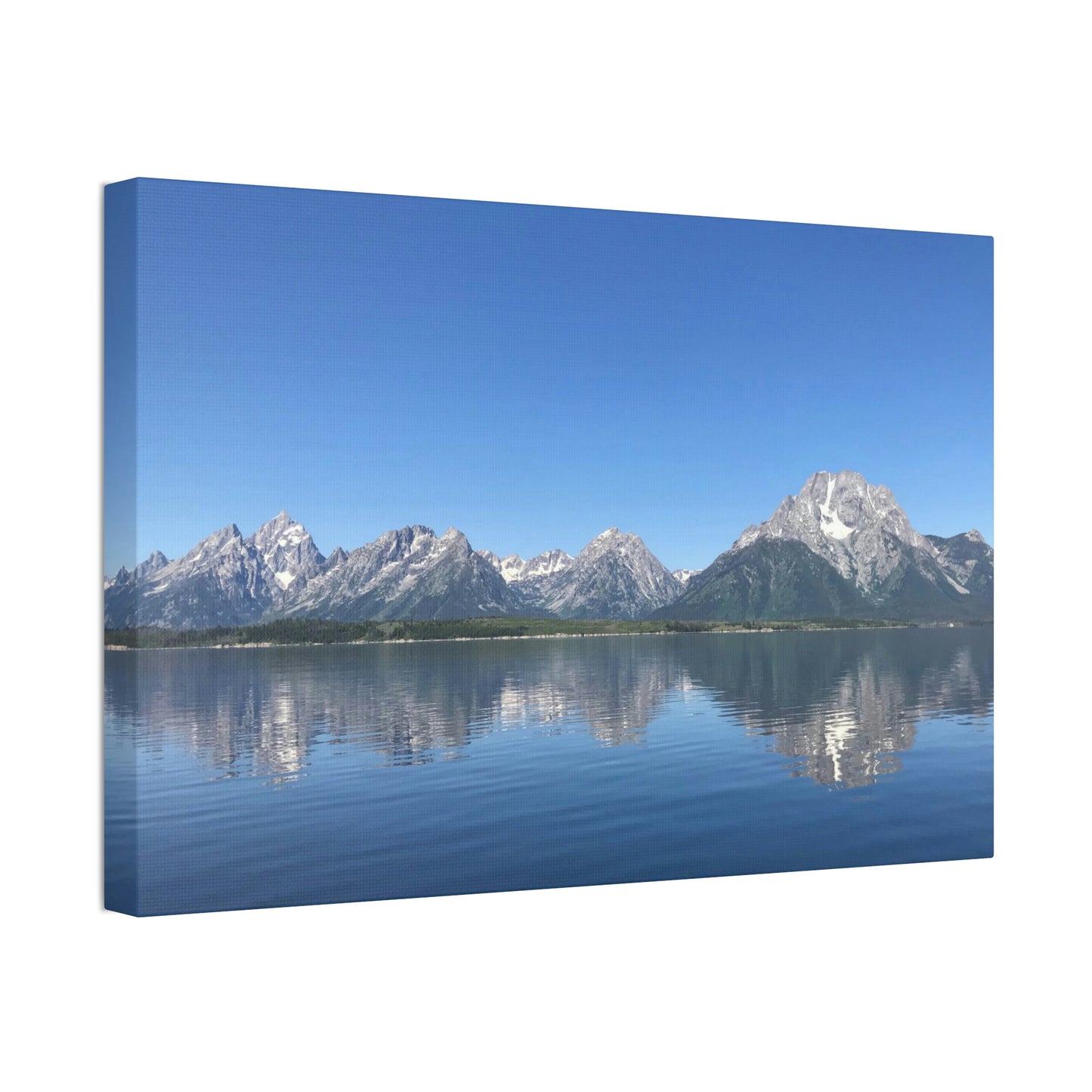 Canvas Stretched, Tetons, WY