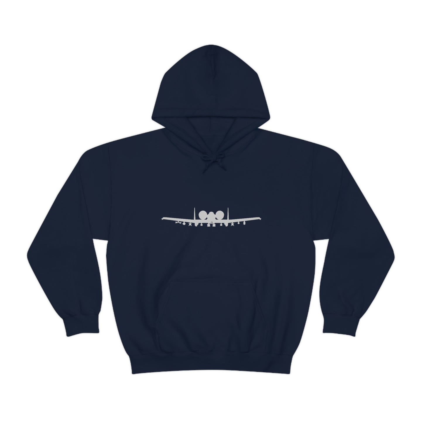 Unisex Heavy Blend™ Hooded Sweatshirt, A-10 Front Silhouette