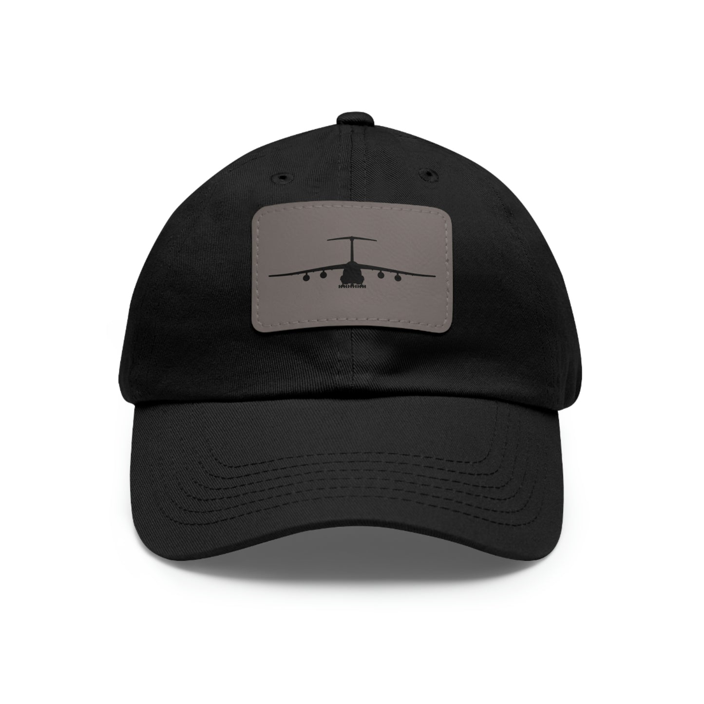 C-5 Silhouette Leather Patch Hat, Multiple Colors