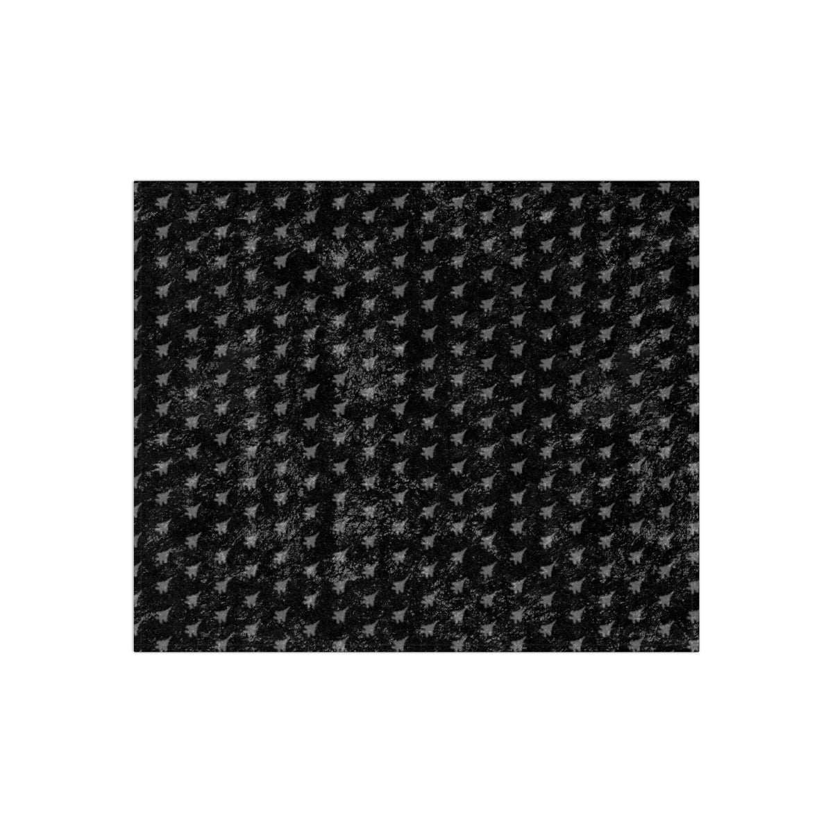 F-15E Crushed Velvet Blanket, Black, 50" x 60"