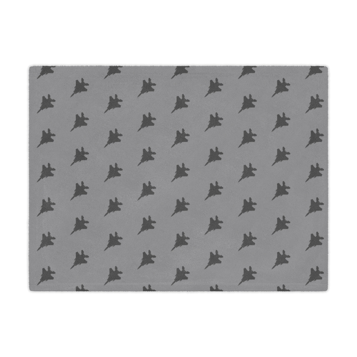 F-15E Minky Blanket, Gray