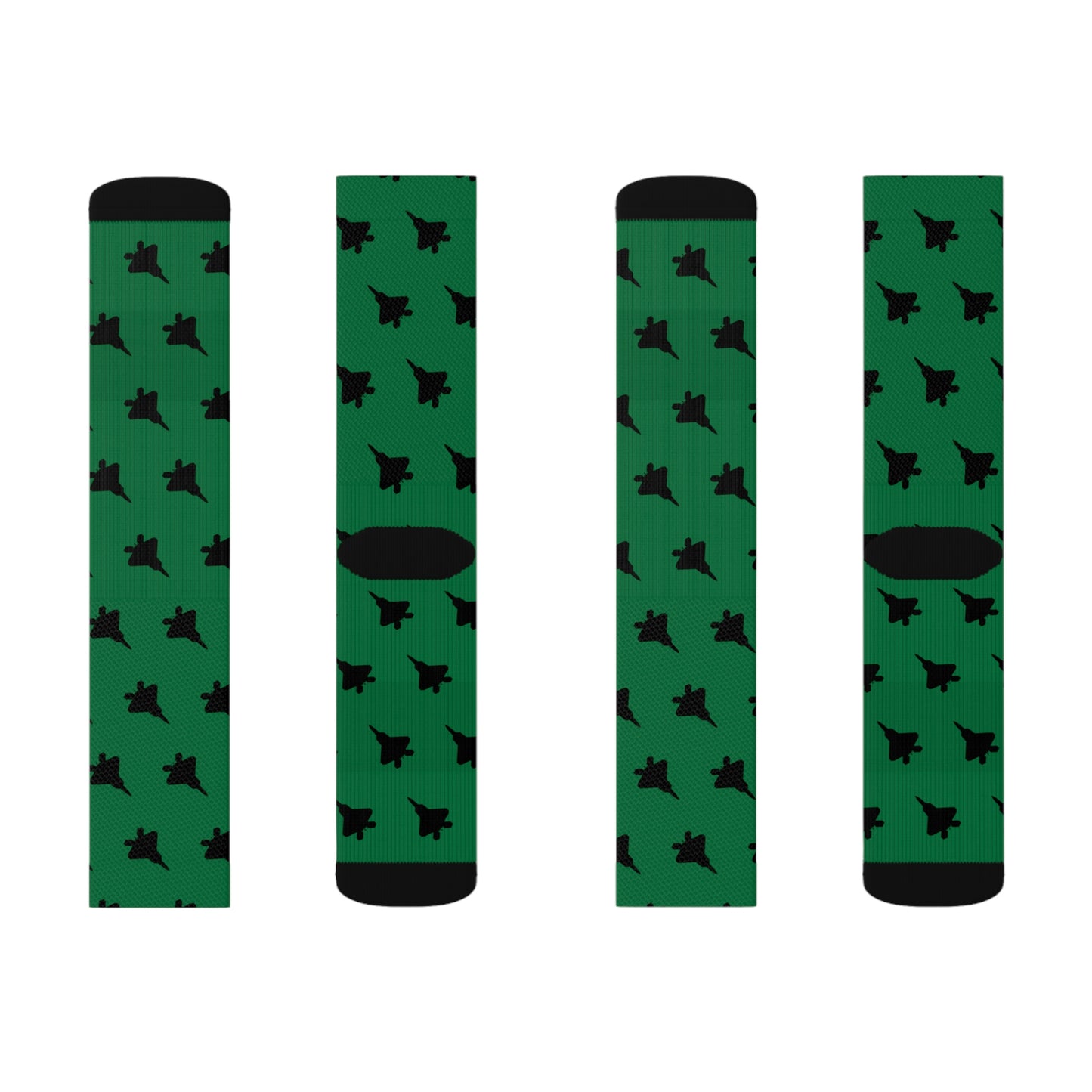 F-22 Socks, Green