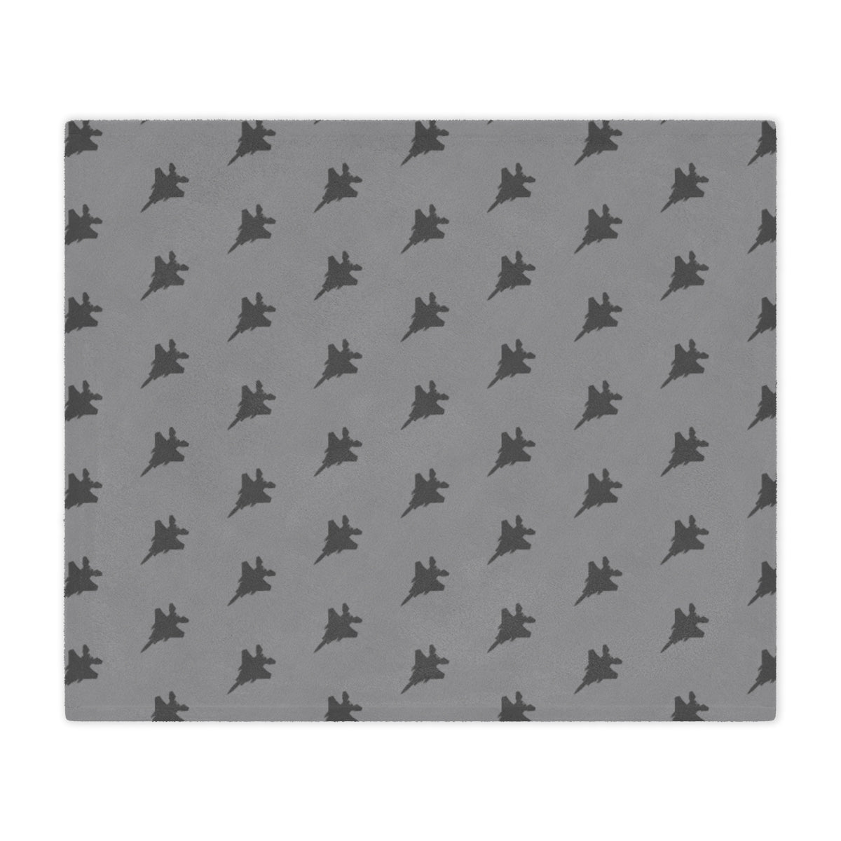 F-15E Minky Blanket, Gray