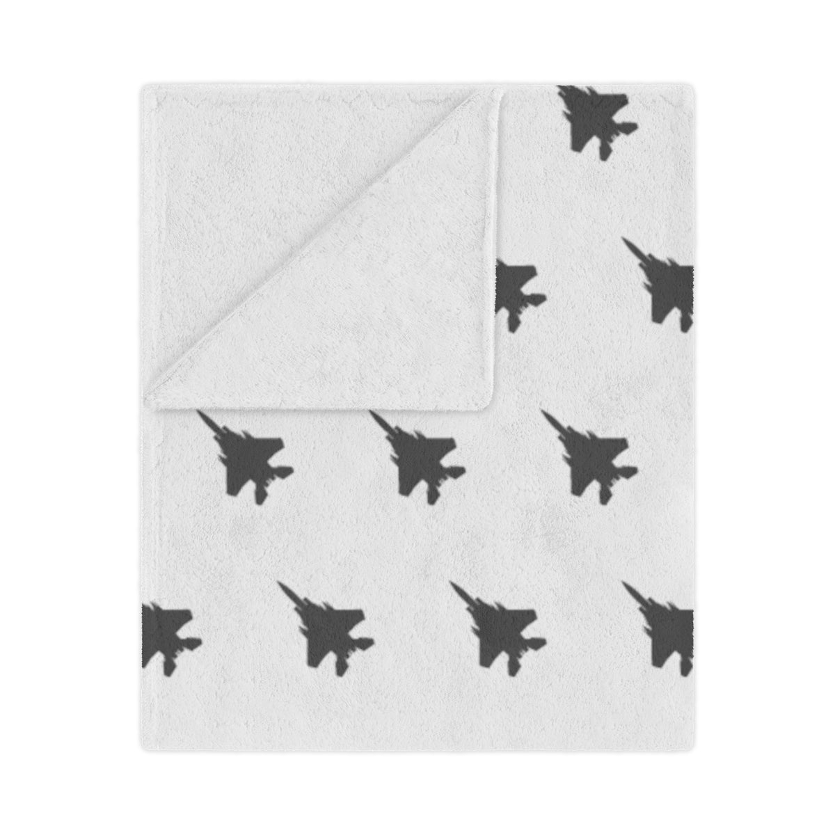 F-15E Minky Blanket, White