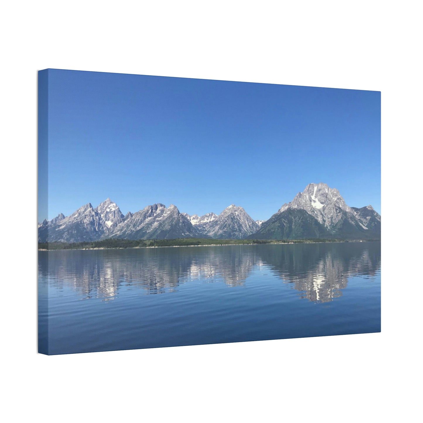 Canvas Stretched, Tetons, WY