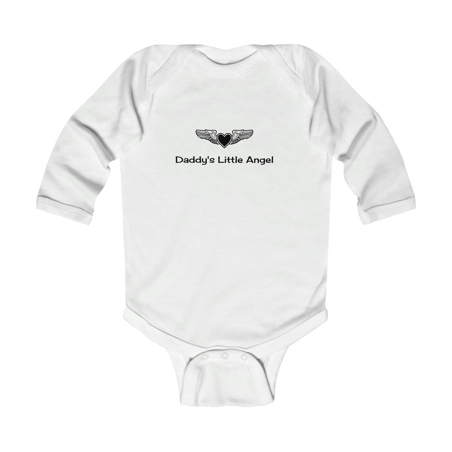 Infant Long Sleeve Bodysuit, Daddy's Little Angel